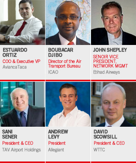 Leaders representing the top organisations in the aviation industry